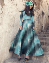 blue shades ocean dress front